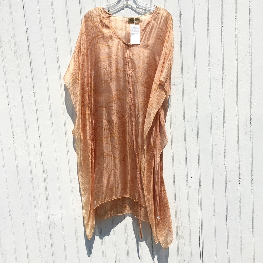 ALLESANDRA SILK KAFTAN